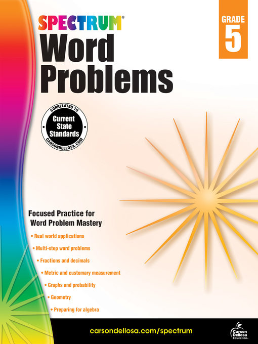 Title details for Word Problems, Grade 5 by Spectrum Spectrum - Available